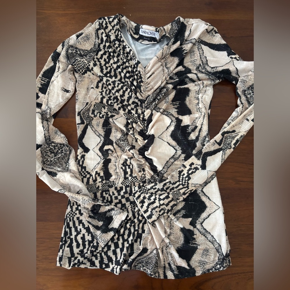 Mariacher Snake Print Top